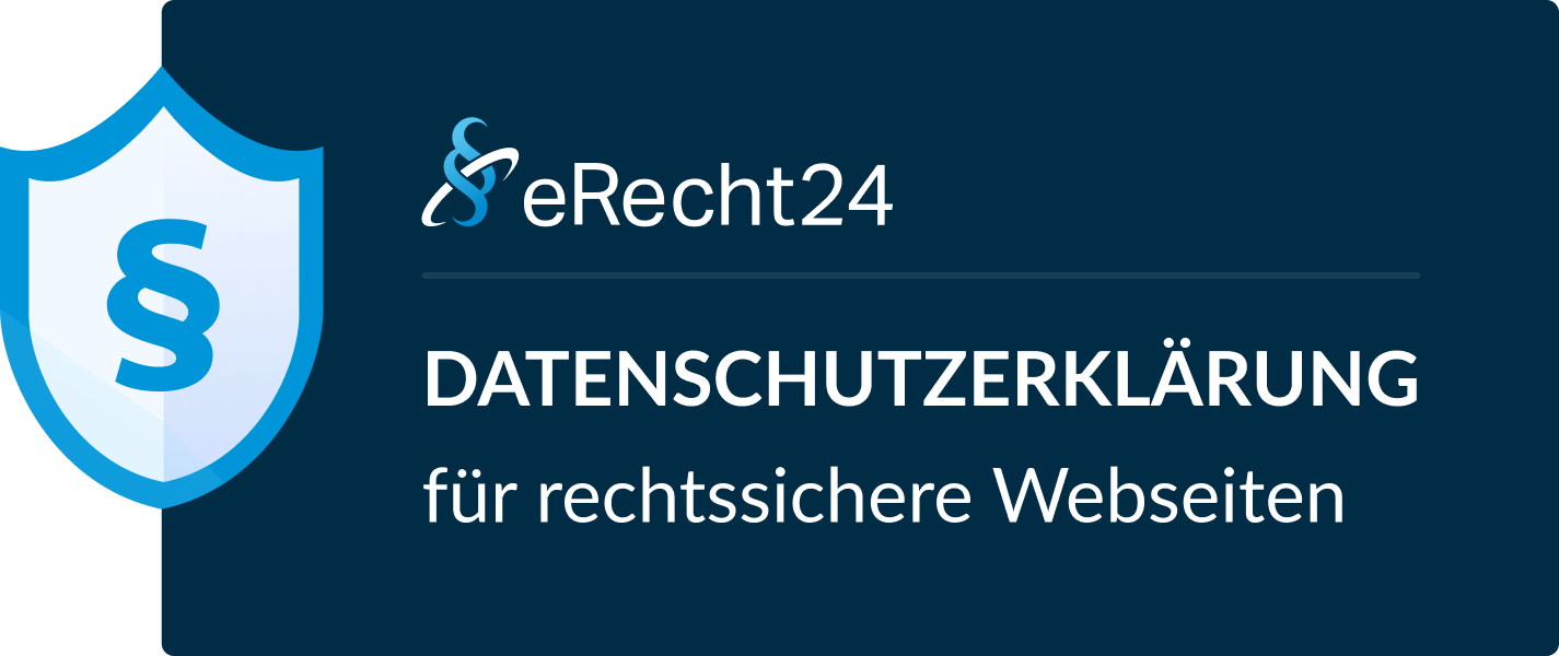 eRecht24 – Datenschutzerklärung für rechtssichere Webseiten